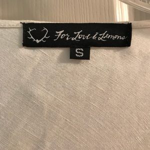 For Love & Lemons Linen Dress